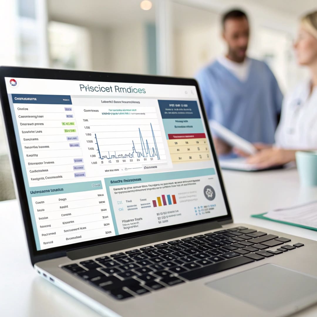 Best EHR for Mental Health Private Practice a close up realistic image of a laptop screen show1