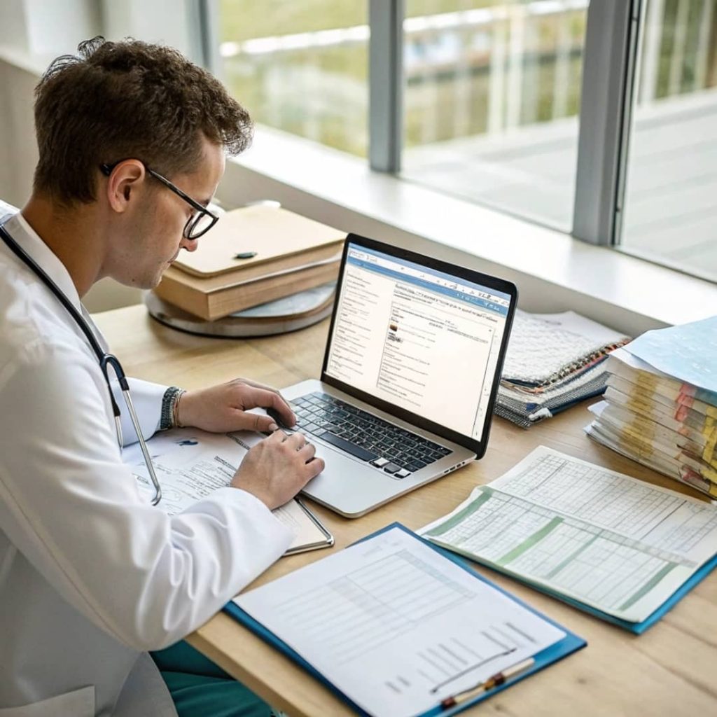 Best EHR Software for Mental Health a realistic image for a blog article about the bes1 1
