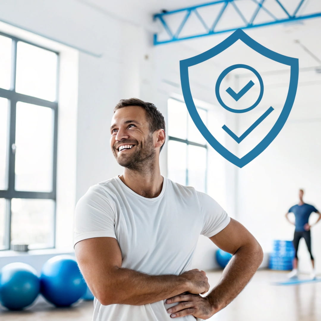 flat modern image of a personal fitness instructor2