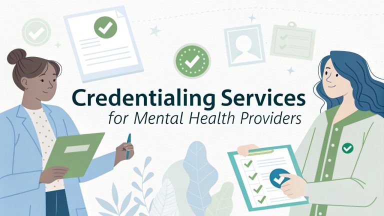“Credentialing Services for Mental Health Providers”